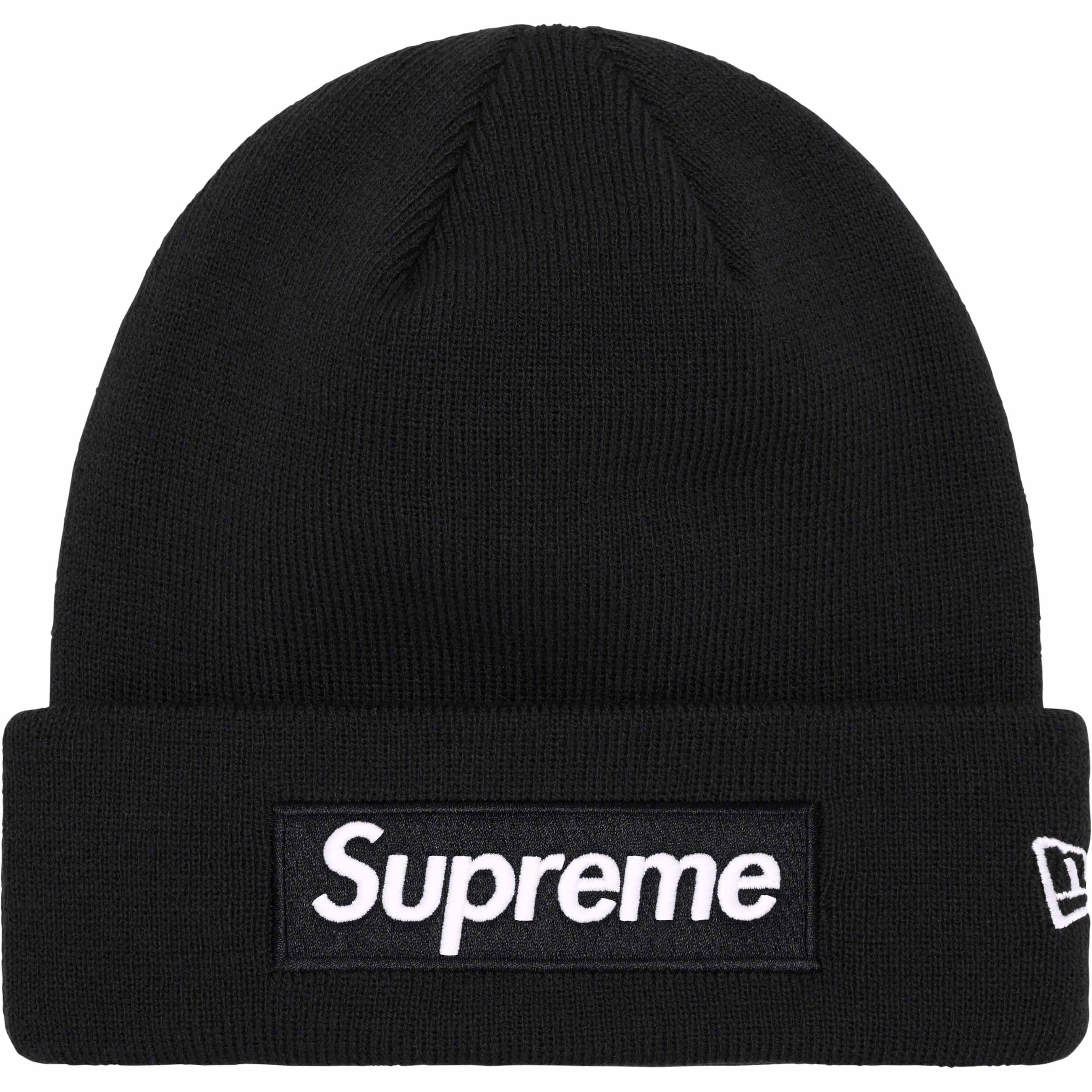 Supreme New Era Box Logo Beanie (Black)
