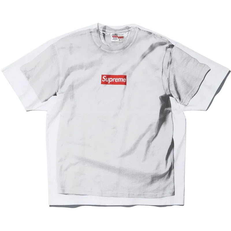 Supreme MM6 Maison Margiela Box Logo Tee White