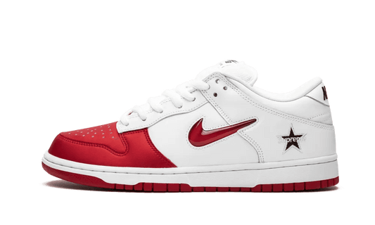 Nike SB Dunk Low Supreme Jewel Swoosh Red